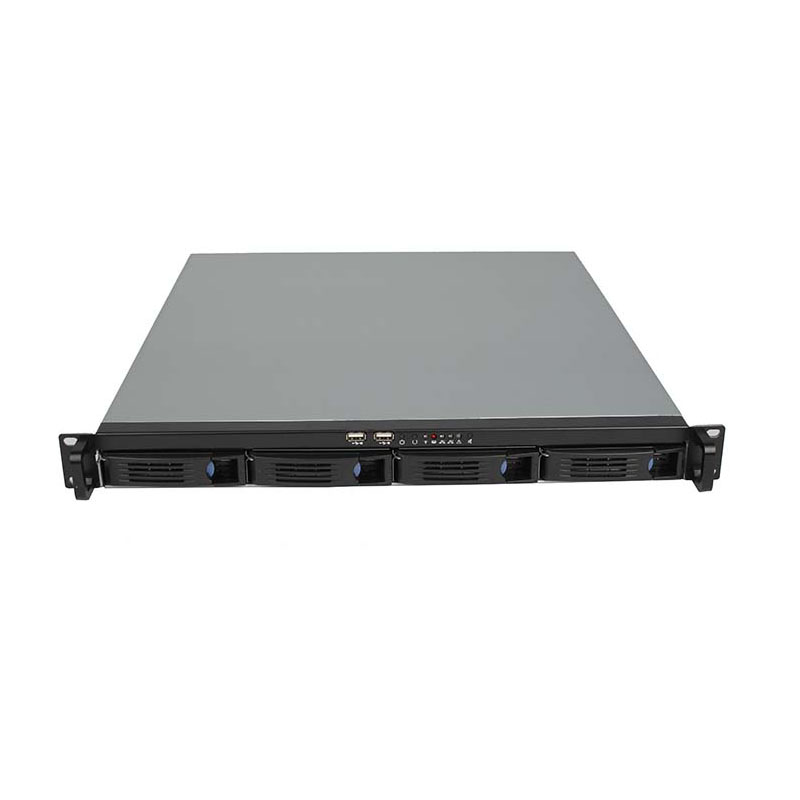  Rackmount chassis Server case 19 inch mini-itx 1U 4bay hotswap 6Gbs N148RM 