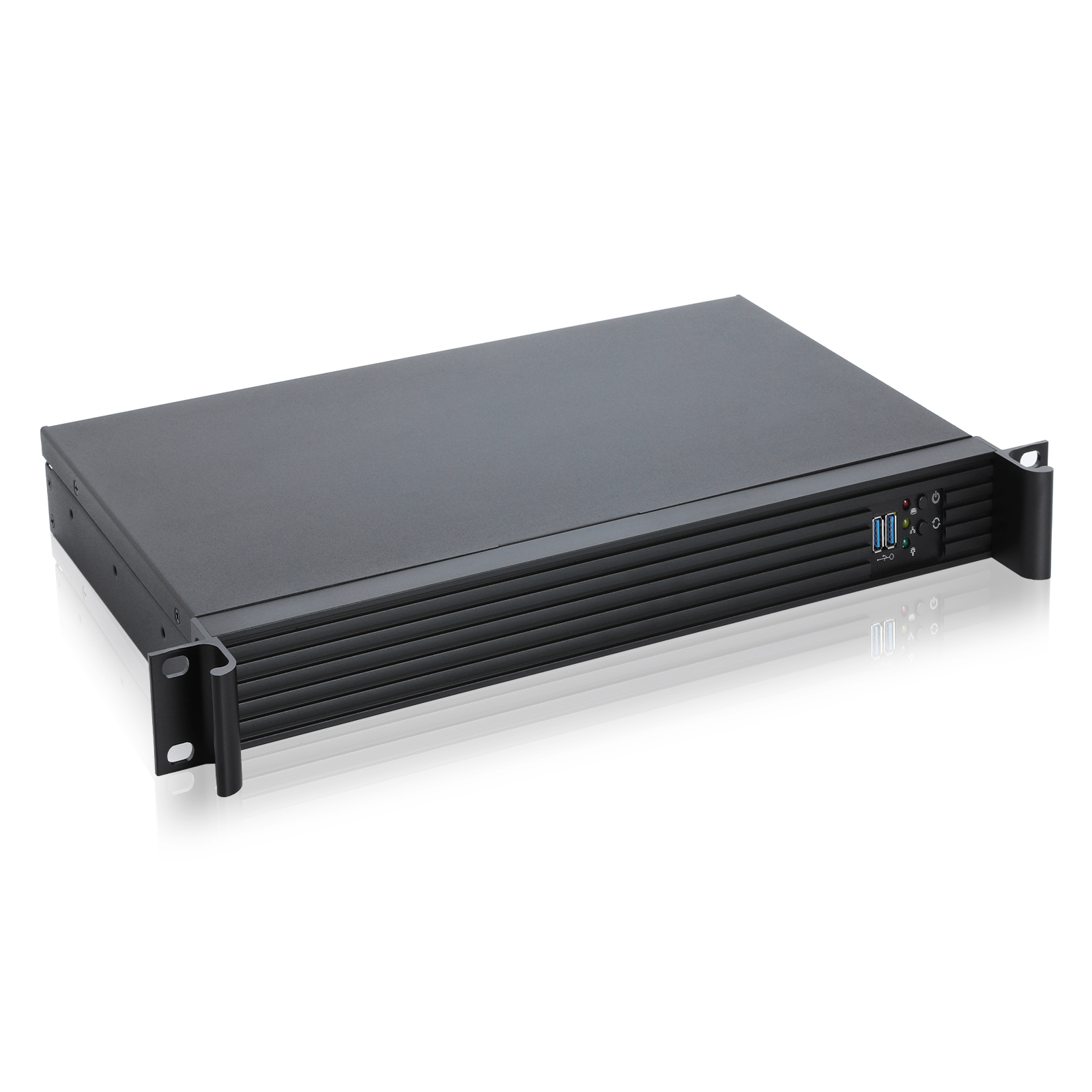  Rackmount chassis Server case 19 inch mini-itx 1U N125-USB3.0 