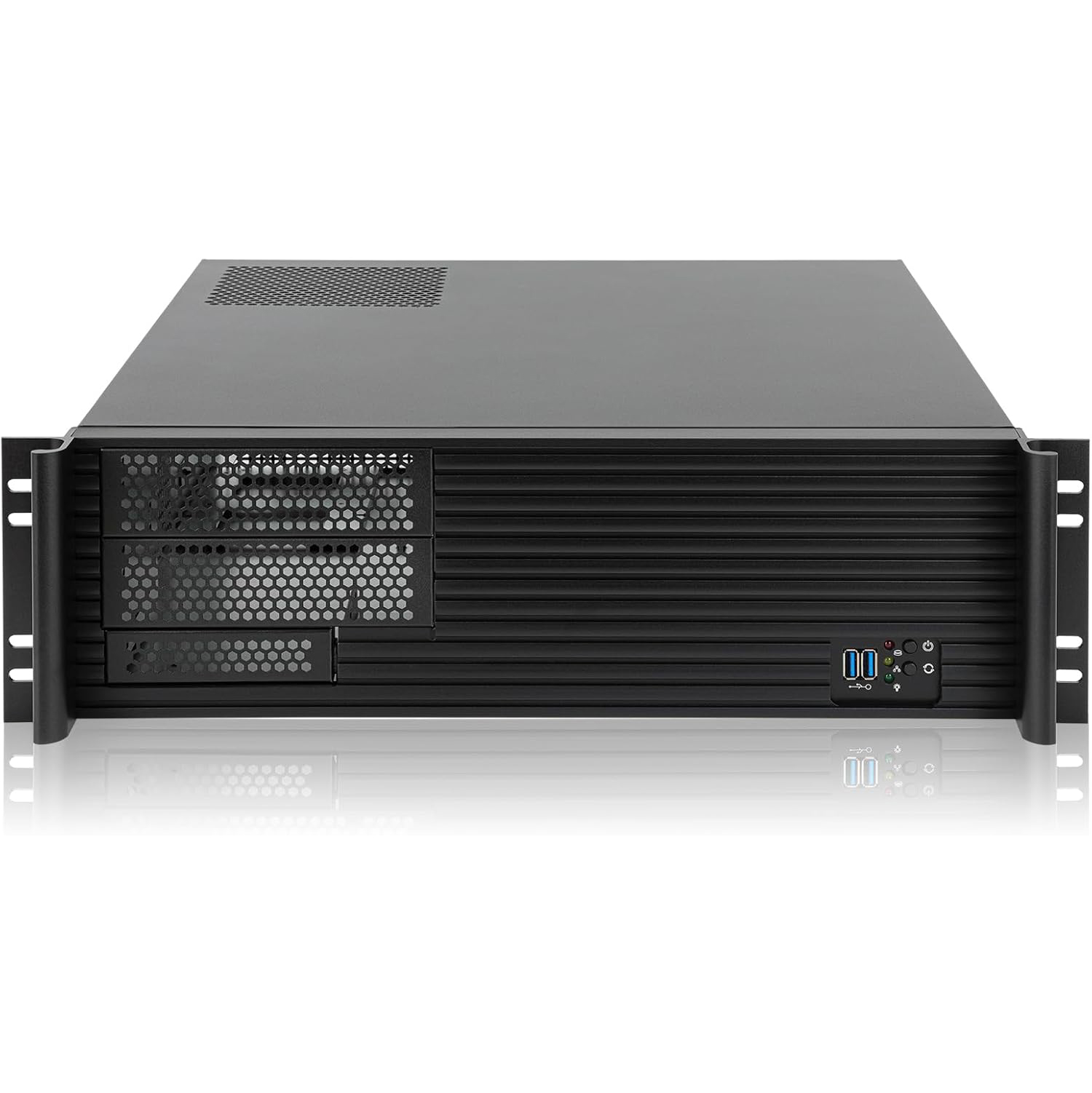 RackChoice 3u Rackmount Chassis MATX/Mini-ITX 3x5.25 Support ATX PSU and SFX PSU 