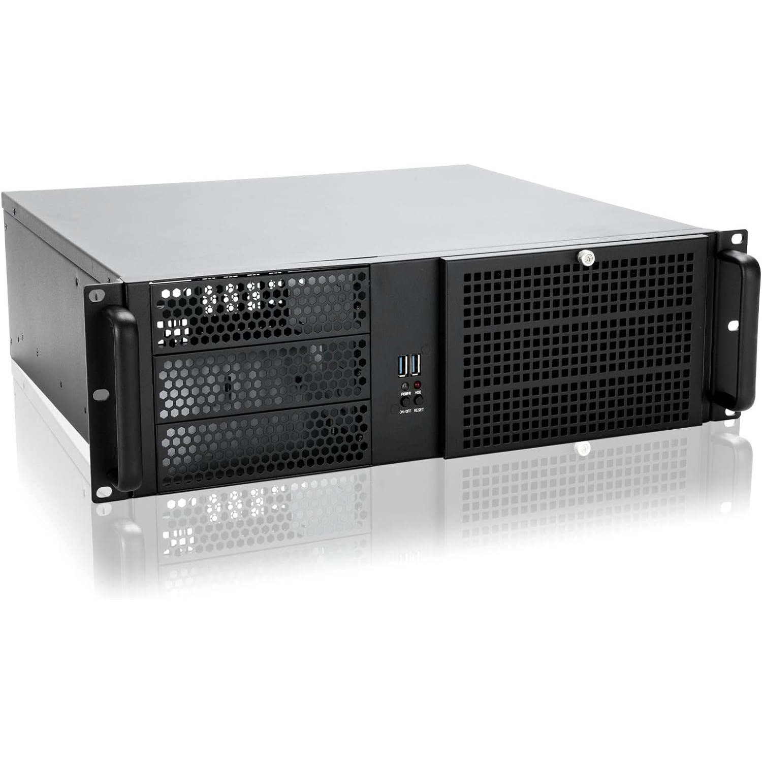  Rackmount chassis Server case 19 inch ATX microATX 3U N400D