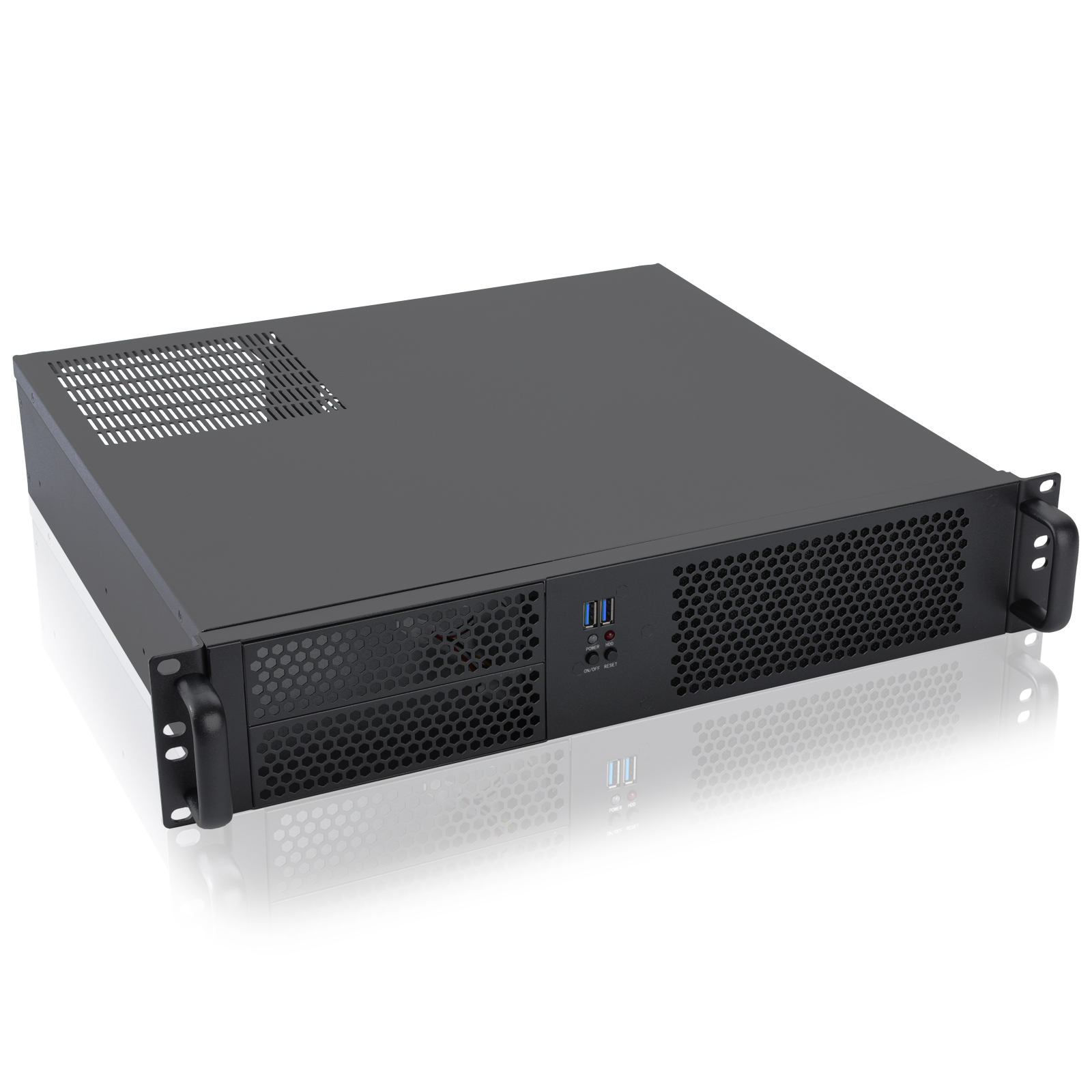 Rackmount chassis Server case 19 inch microATX 2U N238C-A